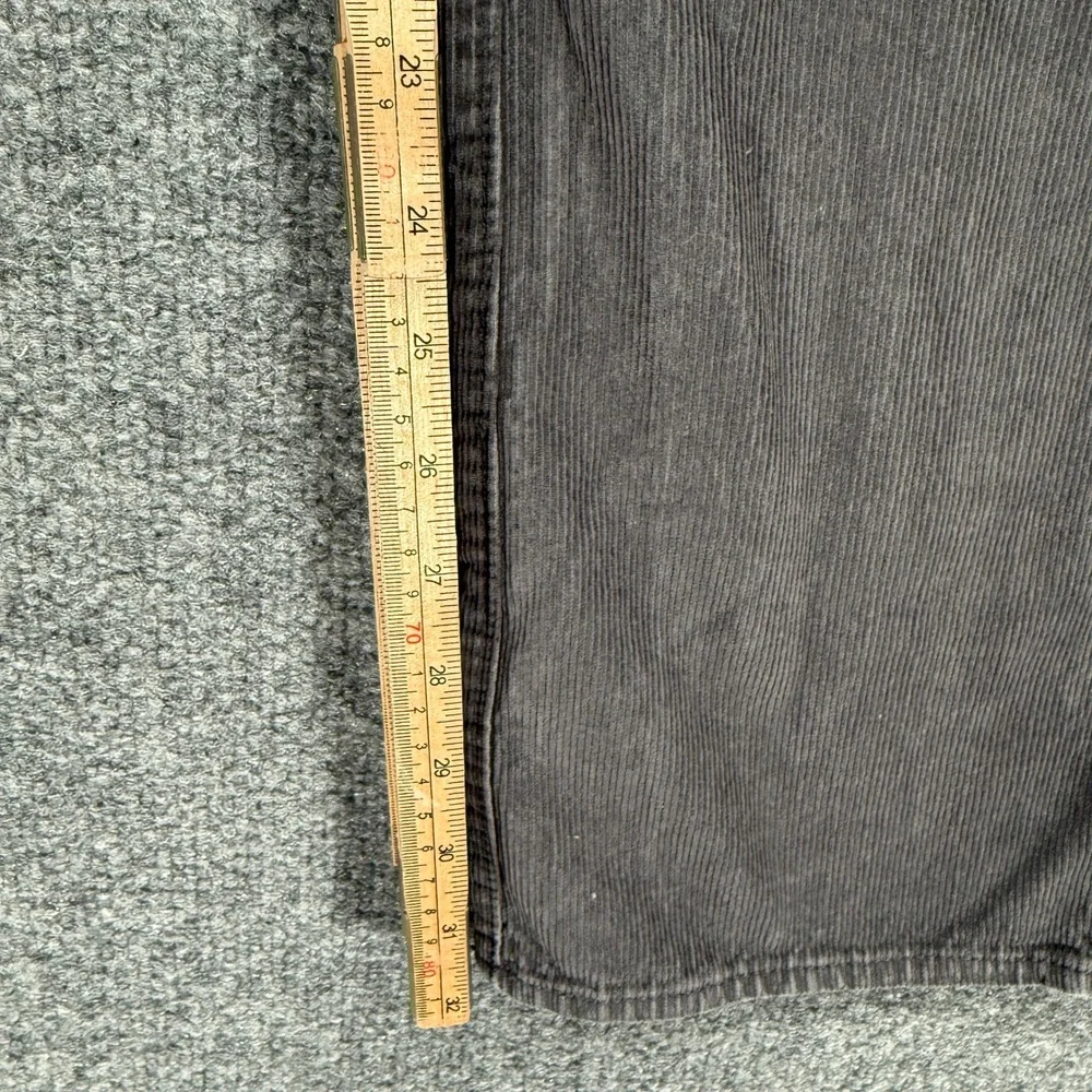 J.Crew Corduroy Pants Mens 32x32 Gray‎ Vintage Slim Straight Cotton Trousers
